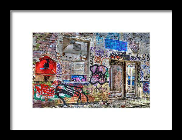Art Framed Print featuring the photograph Closed For Business by David Birchall