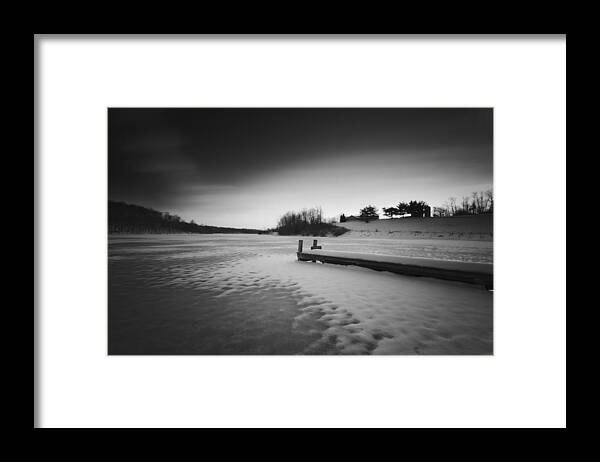 Low Key Framed Print featuring the photograph Closed For The Season by Edward Kreis