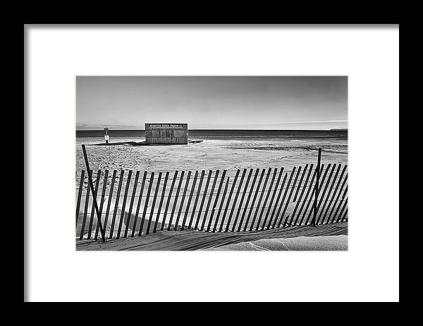Beach Framed Print featuring the photograph Closed for the Season by Scott Norris