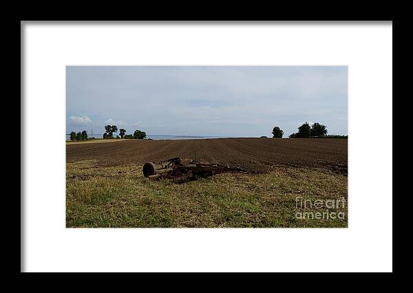 Farmland Framed Print featuring the photograph Closing time by Susanne Baumann