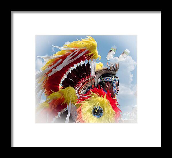 Native Framed Print featuring the photograph Cloud Dancer by Robert Frederick