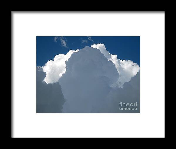Cloud Layers 1 Framed Print featuring the photograph Cloud Layers 1 by Robert Birkenes