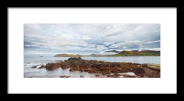Dingle Peninsula Framed Print featuring the photograph Clouds Across the Harbor by Allan Van Gasbeck