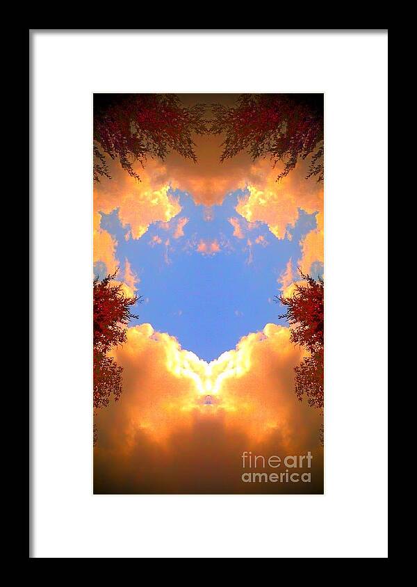 Clouds Framed Print featuring the photograph Clouds of Gold by Karen Newell