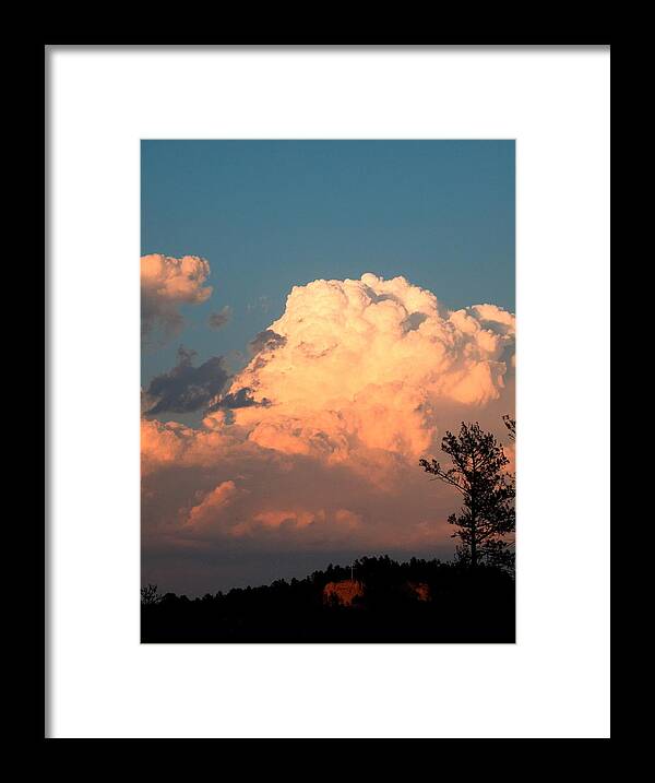  Framed Print featuring the photograph Clouds over the Cross by HW Kateley