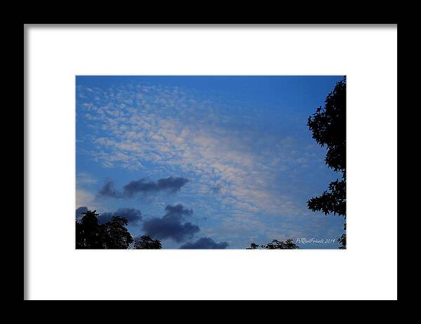 Clouds Framed Print featuring the photograph Clouds by PJQandFriends Photography