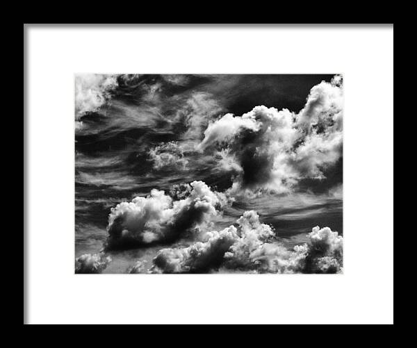 Cloudscape Framed Print featuring the photograph Cloudscape 3 by Tom Druin