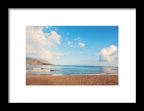 Beach Framed Print featuring the photograph Cloudscape - Kauai Hawaii Photography by Melanie Alexandra Price