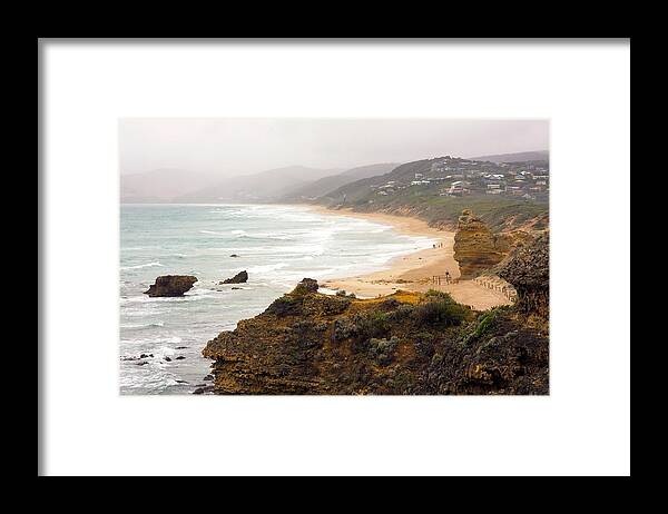 Australia Framed Print featuring the photograph Cloudy Day Along the Great Ocean Road #3 by Stuart Litoff