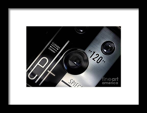 Vintage Elf Camera Framed Print featuring the photograph Cloudy Sunny Elf by Michael Eingle