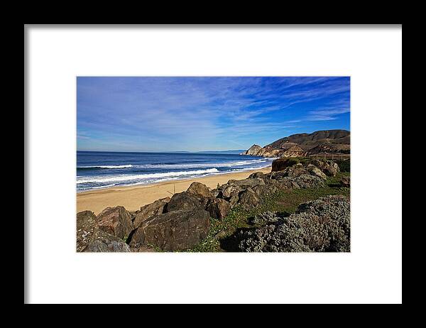 Beach Framed Print featuring the photograph Coastal Beauty by Dave Files