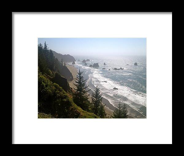 Landscape Framed Print featuring the photograph Coastal Dream by Brooke's Earth Art