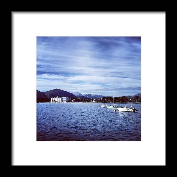 Estaes_baleares Framed Print featuring the photograph #coastal #landscapes Of #mallorca by Balearic Discovery