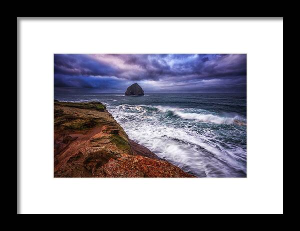 Storms Framed Print featuring the photograph Coastal Madness by Darren White