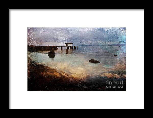 Boat_house Framed Print featuring the photograph Coastal Path by Randi Grace Nilsberg
