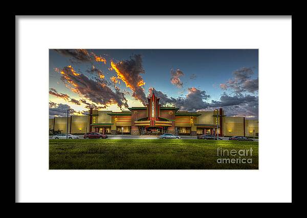 Movie Theater Framed Print featuring the photograph Cobb Theater by Marvin Spates