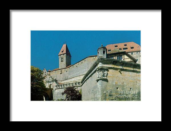 Europe Framed Print featuring the photograph Coburg fortress 6 by Rudi Prott