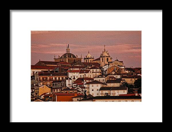 Roofs Framed Print featuring the photograph Coimbra University by Aleksander Rotner