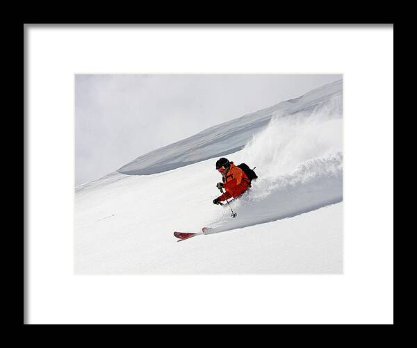 Ski Framed Print featuring the photograph Cold Smoke by Wasatch Light