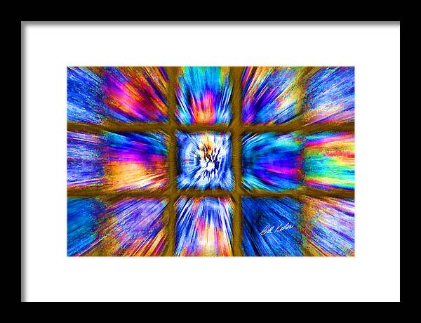 Bill Kesler Photography Framed Print featuring the photograph Color Burst - Horizontal Layout by Bill Kesler