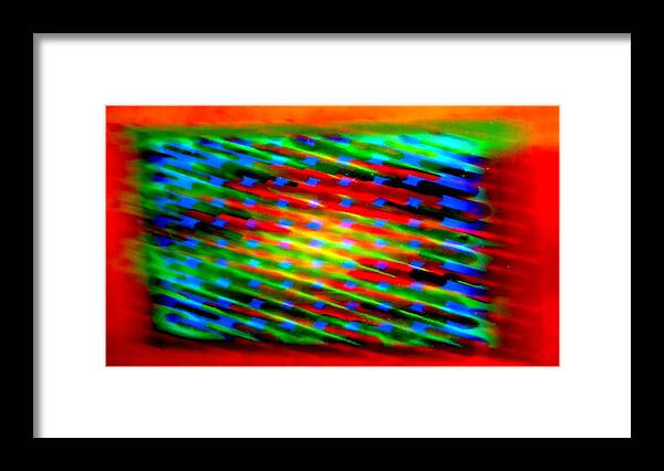 Color Framed Print featuring the digital art Color Fusion by Ron Kandt