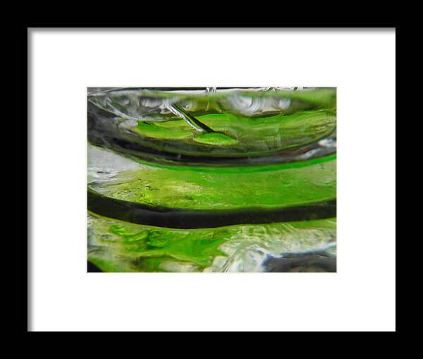 Color In Ice Series Framed Print featuring the photograph Color In Ice Series 25 by Paddy Shaffer
