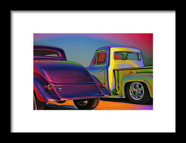 Hot Rods Framed Print featuring the photograph Color Me A Hot Rod by Christopher McKenzie