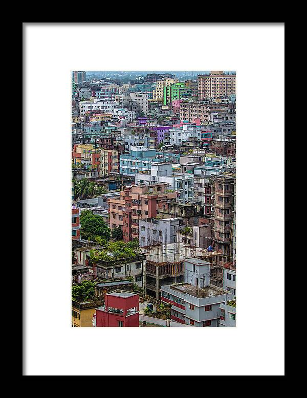 Outdoors Framed Print featuring the photograph Color Of Dhaka City by I Am Shajib From Bangladesh Who Loves To Capture Moments.