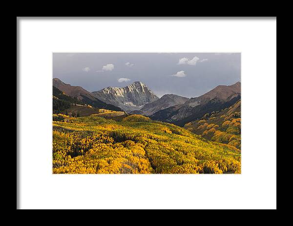 14ers Framed Print featuring the photograph Colorado 14er Capitol Peak by Aaron Spong
