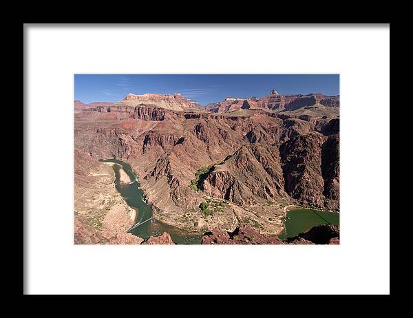 Scenics Framed Print featuring the photograph Colorado River Gorge, South Kaibab by John Elk