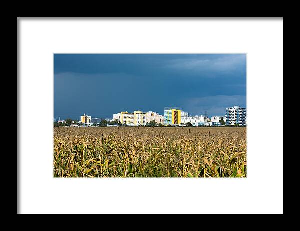 Bratislava Framed Print featuring the photograph Colorful Bratislava City by Andreas Berthold