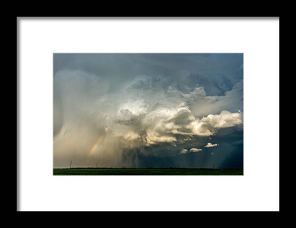 Thunderstorm Framed Print featuring the photograph Colorful Ice Machine by Marcus Hustedde