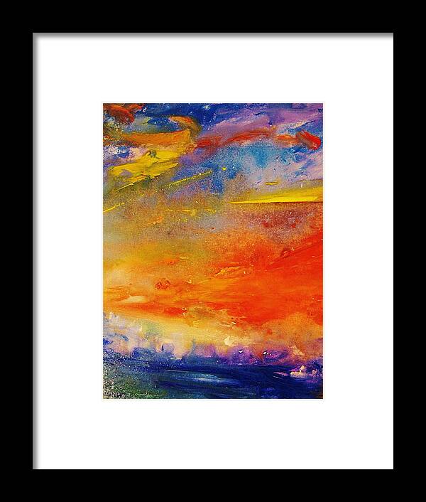 Healing Energy Framed Print featuring the painting Colors 64 by Helen Kagan