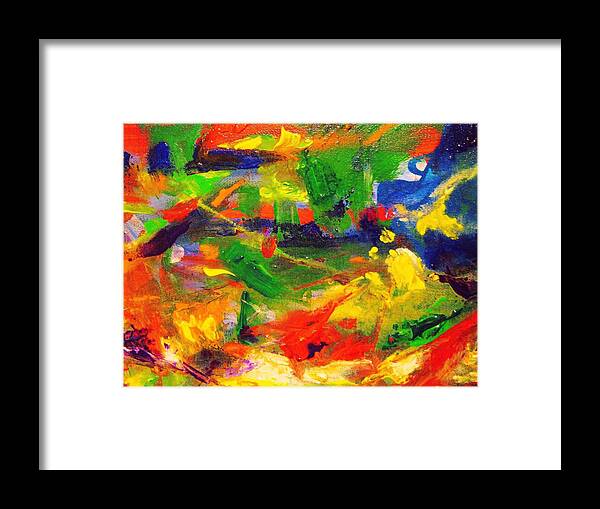 Healing Framed Print featuring the painting Colors 72 by Helen Kagan