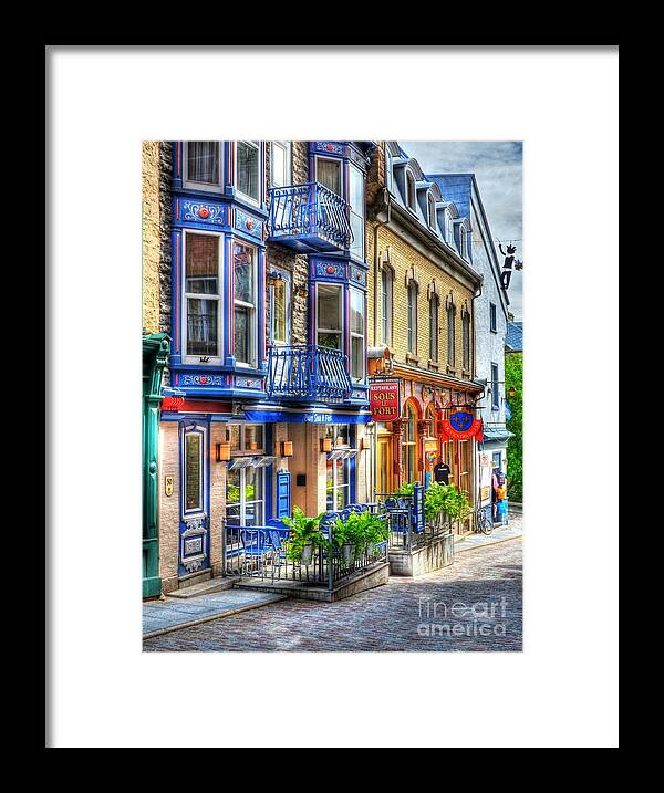 Colors Of Quebec Framed Print featuring the photograph Colors Of Quebec 15 by Mel Steinhauer