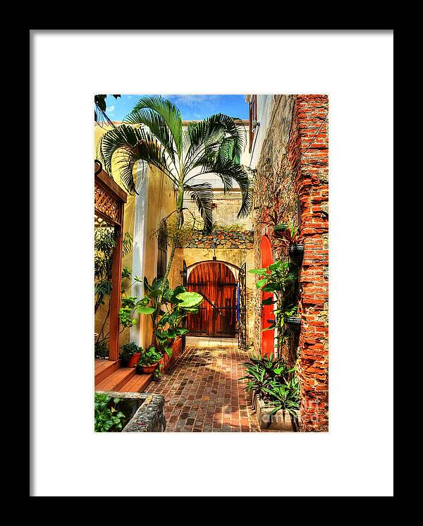 Colors Of Saint Thomas Framed Print featuring the photograph Colors Of Saint Thomas 1 by Mel Steinhauer