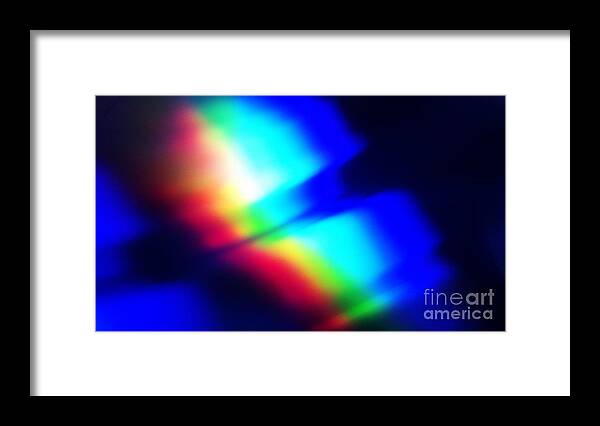 Colour Framed Print featuring the photograph Coloured Light by Martin Howard