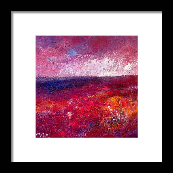 Colourful Framed Print featuring the painting Colours of Provence by K McCoy