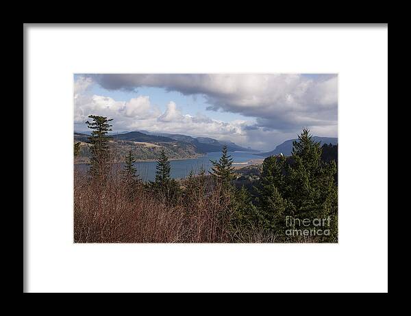Columbia River Gorge Framed Print featuring the photograph Columbia Gorge by Belinda Greb