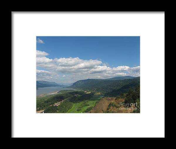  Framed Print featuring the photograph Columbia River Gorge by Mars Besso