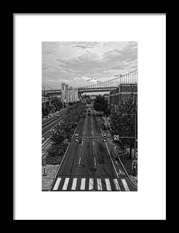 Penns Framed Print featuring the photograph Columbus Boulevard by Hugh Smith