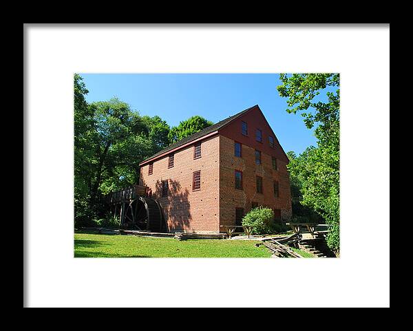 Colvin Run Framed Print featuring the photograph Colvin Run Grist Mill by Bob Sample