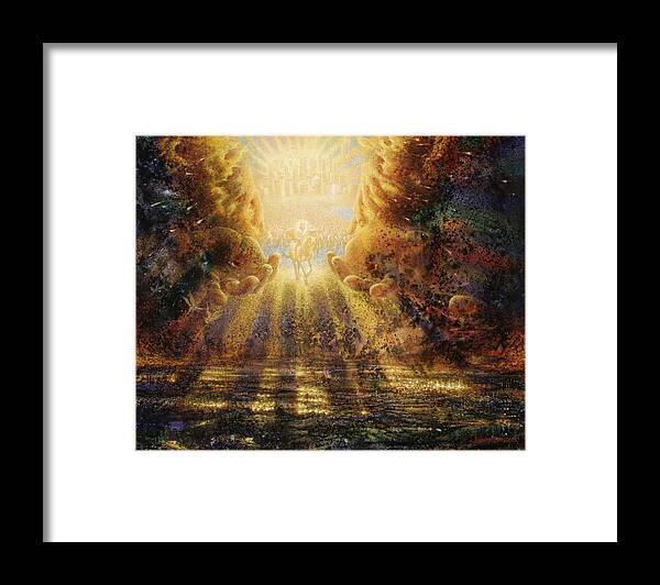 Graham Framed Print featuring the painting Come Lord Come by Graham Braddock