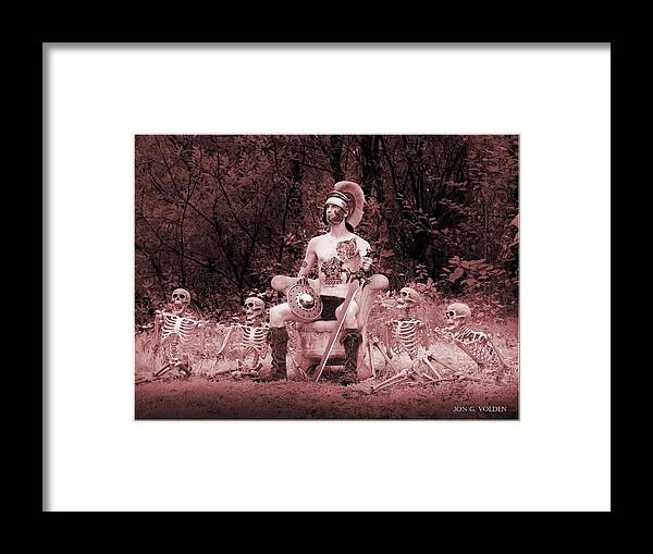 Fantasy Framed Print featuring the photograph Commander On The Killing Fields by Jon Volden