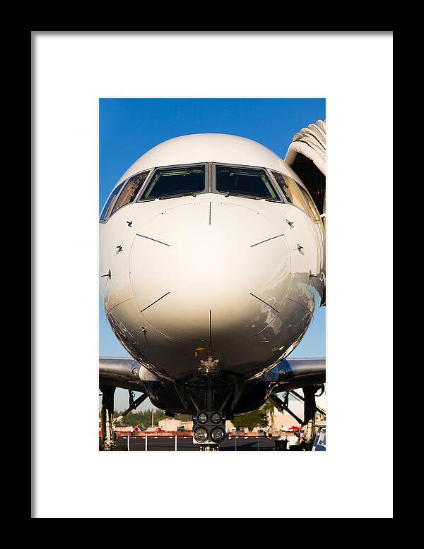 Aerospace Framed Print featuring the photograph Commercial Airliner by Raul Rodriguez