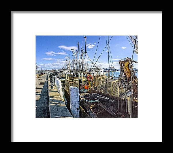 Hyannis Framed Print featuring the photograph Commercial Fishing Paraphernalia by Constantine Gregory