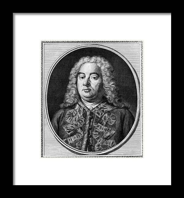 1750 Framed Print featuring the photograph Composer George Handel by Underwood Archives