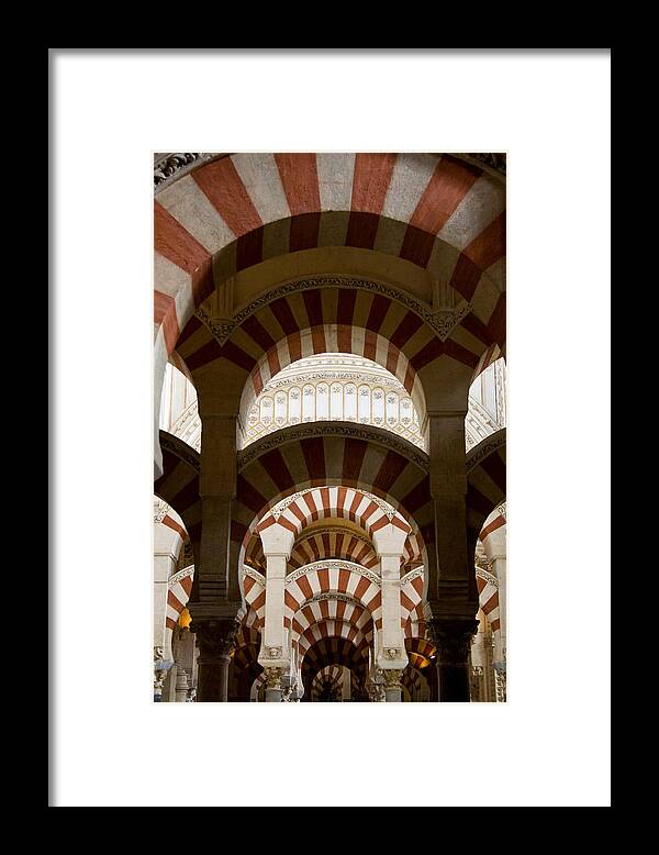 Cordoba Framed Print featuring the photograph Concentric Arabic Arches by Levin Rodriguez