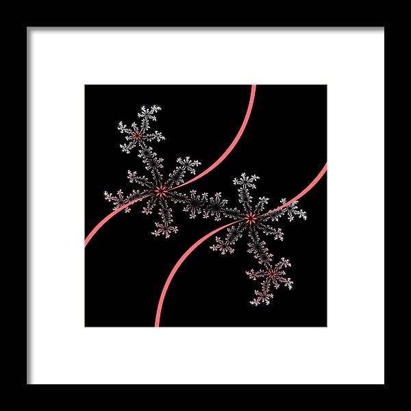 Digital Art Framed Print featuring the digital art Congruous Elements by Rosalie Scanlon