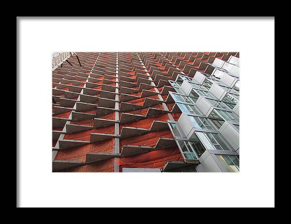 Construction Framed Print featuring the photograph Construction Site by Steve Breslow